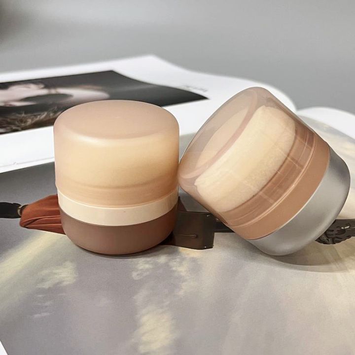 Loose Round Puffy Powder Divided Mushroom hairline Small capacity 6g blush empty bottle packaging material