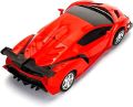 “SpeedBot Lambo Transformer – Red Remote-Control Supercar with Robot Mode”. 