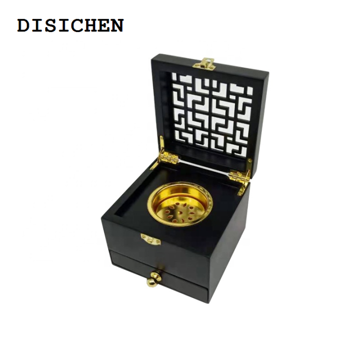 DISICHEN%20Fifty%20percent%20discount%20Black%20Wood%20Incense%20Burner%20Charcoal%20Natural%20Box%20Distiller%20Wooden%20Censer%20Incense%20Holder%20Aromatherapy%20Fragrance%20Ornament%20Arabic%20Bur%20-%20Image%203
