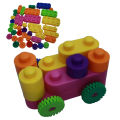 Interlocking Colorful Car Construction Building Blocks Educational STEM Toy for Sorting, Stacking & Learning Baby & Toddlers. 