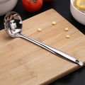 Korean Stainless Steel Thickening Spoon Creative Long Handle Hotel Hot Pot Spoon Soup Ladle Home Kitchen Essential Tools. 