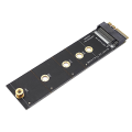 3X M.2 A+E KEY Slot to M.2 NVME Adapter Card NGFF to KEY-M Expansion Card NVMe PCI Express SSD Port Expansion Adapter. 