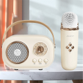 JOJOCAT Wireless Bluetooth Audio Portable Amplifier Home KTV Microphone Children'S Karaoke Small Microphone Speaker Durable. 