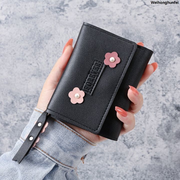 WeihonghunfeiFifty%20percent%20discount%20Factory%20Outlet%202024%20Korean%20version%20of%20the%20new%20ladies'%20purse%20short%20creative%20fashion%20purse%20student%20buckle%20coin%20purse%20-%20Image%203