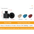 1/4 to 3/8 Inch Conversion Screw Universal Camera Dual Nuts Tripod Mount Screw Adapter Converter for DSLR Camera Tripod Quick Release Mount Adapter Gonghpng. 