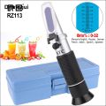 Difutagui High Quality RZ Refractometer Handheld sugar Meter Brix Test Optical 0-32% ATC Milk Tea Fruit Sugar Meter Saccharimeter RHB-32ATC. 