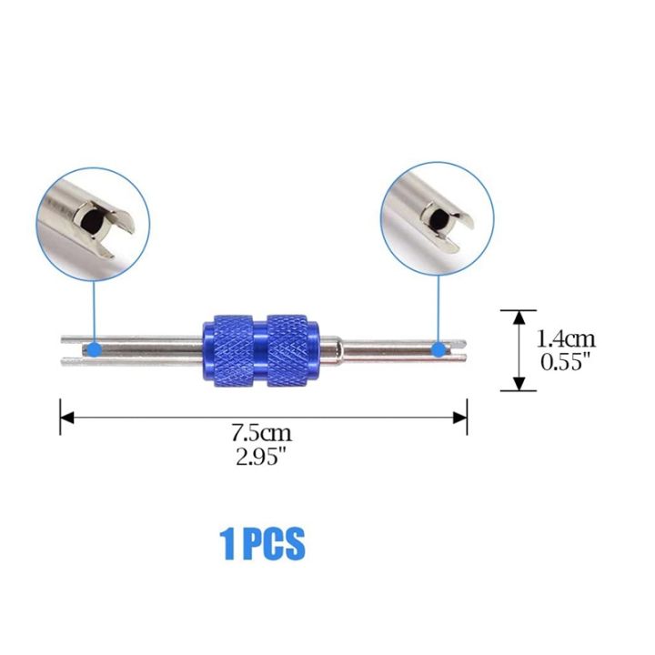 71Pcs A/C Air Conditioning Valve Core R12 R134A Refrigeration Valve Core R12 / R134A AC Master Valve Core Repair Kit