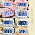 New Sanrio Hello Kitty Alarm LED Digital Clock Mini with Night Light Cartoon Alarms Clocks Multi-function Cute Desktop Clock Desktop Ornament Gifts. 