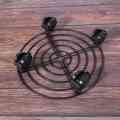 FORIDE 4X Metal Plant Flower Pot Stand Trolley on Wheels Indoor Outdoor Home Garden Tools. 