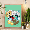 C-Cuphead Hot Video Game Good Quality Prints and Posters Waterproof Paper Sticker Coffee House Bar Posters Wall Stickers. 