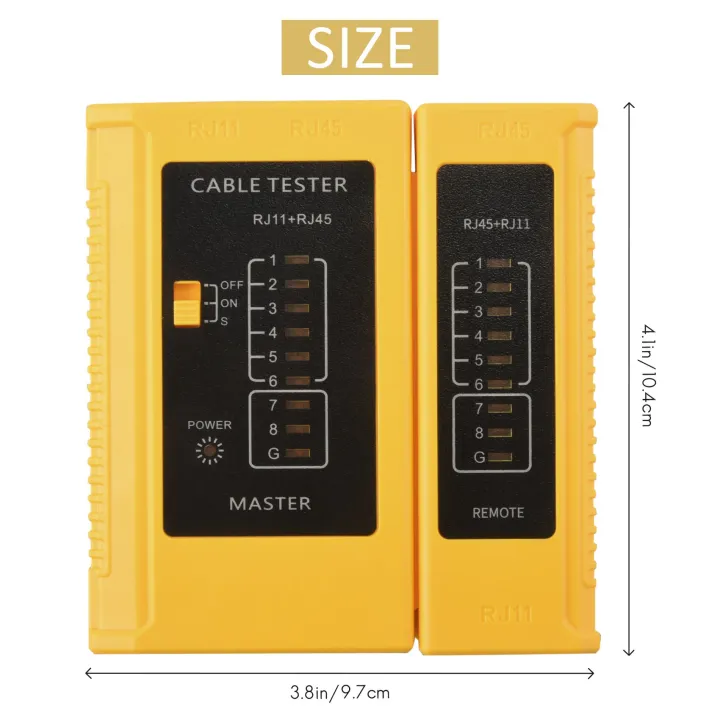 OYPFXMI Network Cable Tester Test Tool RJ45 RJ11 RJ12 CAT5 CAT6 UTP USB ...