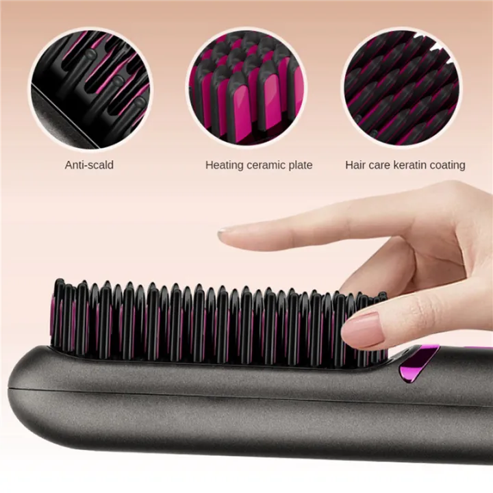 2X%20Wireless%20Hair%20Straightener%20Brush%20Fast%20Heated%20Straightener%20Brush%20Third%20Gear%20Adjustable%20Hair%20Curler%20Heating%20Comb%20-%20Image%206