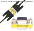 VGA Female to Female (15 Pin) Gender Changer Mini Adaptor Connector Converter. 