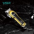VGR V-680 Professional Salon Series Hair Clipper/Trimmer for Men, 200 min Runtime with 4 Length Settings (Gold). 