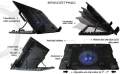 Cooling Pad For Laptop   USB Port  Five Angle Stand Black. 