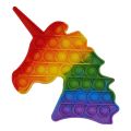 Pop it Big Size horse Poppet Fidget Toys Clip Finger Silicone Bubble Kids Sensory. 