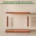 Mini Durable Desktop Storage Rack Multipurpose Storable Cup Holder Wood Tabletop Stand Storage Shelf. 