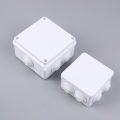 White Connection Cable Branch DIY Waterproof IP65 Power Case Junction Box Indoor Wire Shell Electric Control Boxes CHAINI. 