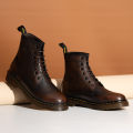 Genuine Leather Female Rugged Boot, Black Horse. 