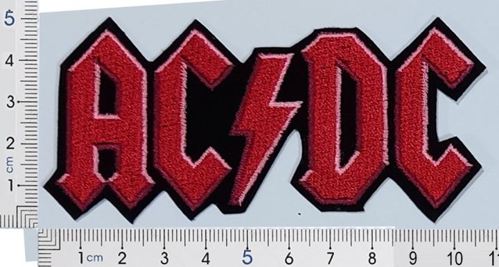 Iron Patch Acdc For Clothes No Sew Good Quality Style Upgrade