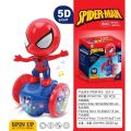 Toys World | Spider-Man Balance Spin Car 5D Light, Dancing Spider-Man Robot Toys Robot can be rotated, Spin Robot Interactive Toy, Spiderman toy dancing figure with sound effects for Gift Girls Boys Children. 