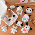 Pebbles Nepal Kawai Trendy Cute Cartoon Plush Brooch Badge Hair Pin- 1pc. 