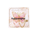 Xujiguanghui 【Best value for money】1 Pc Cute Butterfly Metal Bookmark Colorful Bronzing Bookmark With Chain Gifts For Book Lovers Readers Writers Friends Adults. 