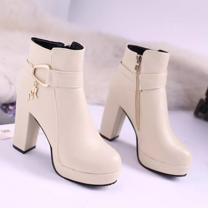 NEW%20Fall%20Shoes%20Women%20Pointed%20Toe%20High%20Heel%20Shoes%20Split%20Leather%20Shoes%20Thin%20Heel%20Ankle%20Boots%20For%20Women%20Elegent%20Zipper%20Modern%20Boots%20-%20Image%202