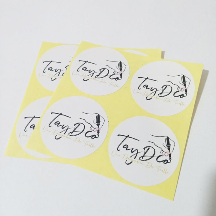 3-10CM Custom Sticker and Customized Logos Wedding Birthdays Baptism Design Your Own Stickers Personalize Stickers adhesive