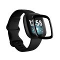 Fitbit Versa 3  Watch Full Glue Curved Clear Flexible Tempered Glass. 