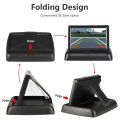 4.3 Inch Car Foldable Monitor LCD Screen Stand 12-24V Input Universal. 