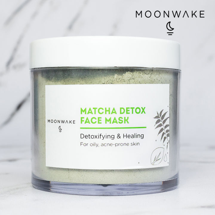 Moonwake Matcha Detox Face Mask - Natural Face Pack – 65gms