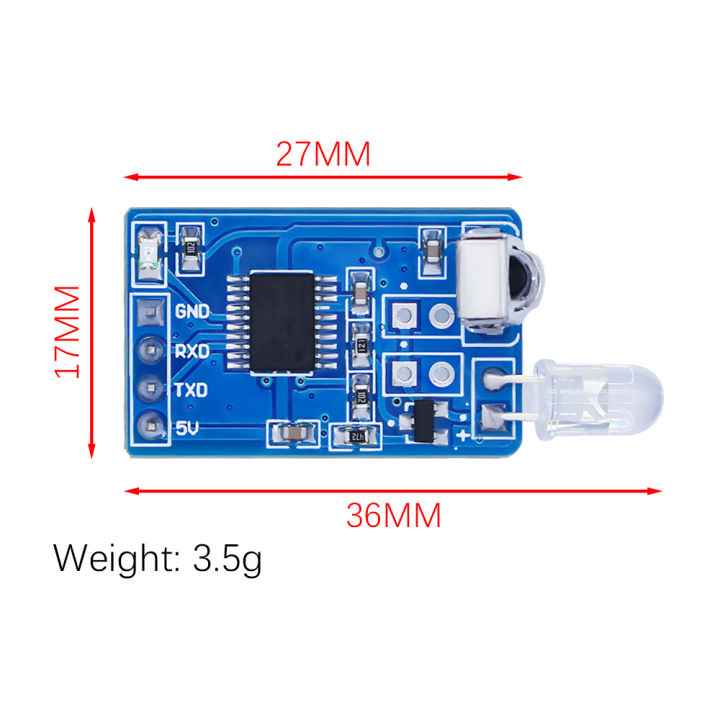 WAVGAT%205V%20IR%20Infrared%20Remote%20Decoder%20Encoding%20Transmitter%20Receiver%20Wireless%20Module%20Quality%20in%20Stock%20for%20arduino%20-%20Image%202