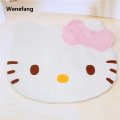 Wenefang Sanrio Hello Kitty Cartoon Cute Big Head Floor Mat Non-slip Soft Bargain price Bedroom Living Room Decor Miniso Decor Birthday Gifts For Girl. 