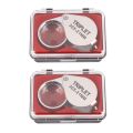 fasdaga 2X Portable 30X Power 21mm Jewelers Magnifier Gold Eye Loupe Jewelry Store Magnifying Glass with Exquisite Box. 