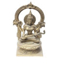 Golden Handmade  God Sarswoti Mata  Brass Statue 25cm. 