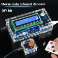 (GGBR) DC 5V Morse Code Infrared Decoder Electronic DIY Kit Science Experiment Fun Circuit Board with Shell. 