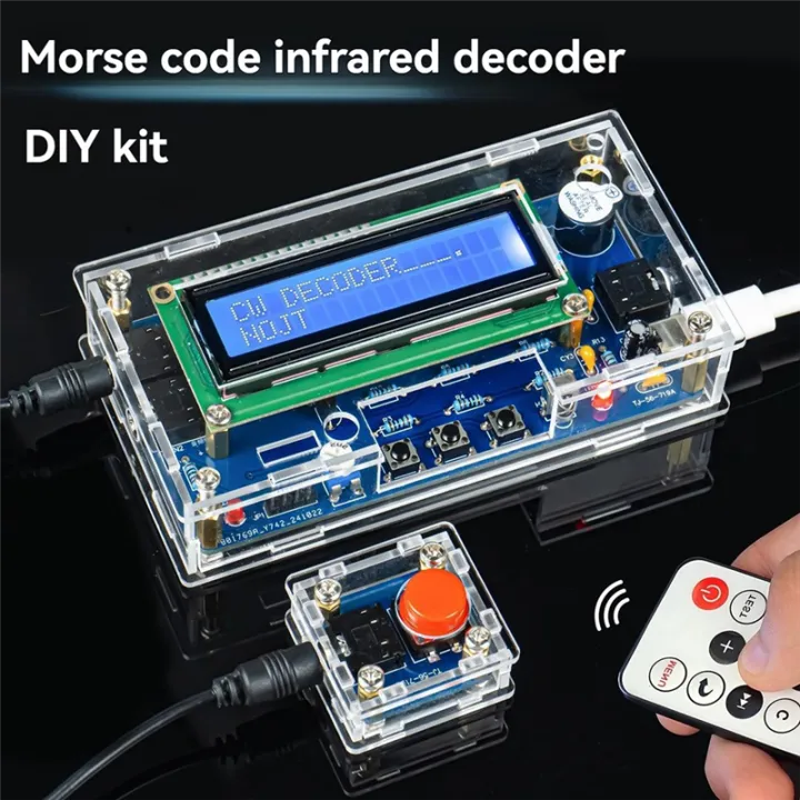 (GGBR)%20DC%205V%20Morse%20Code%20Infrared%20Decoder%20Electronic%20DIY%20Kit%20Science%20Experiment%20Fun%20Circuit%20Board%20with%20Shell%20-%20Image%204