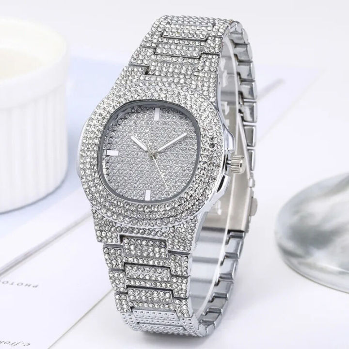 Fashionable Ice Watch For Unisex || Round Dial Stainless Steel Quartz Moment Fashionable Watch For Men/Women || Sold By Watch House