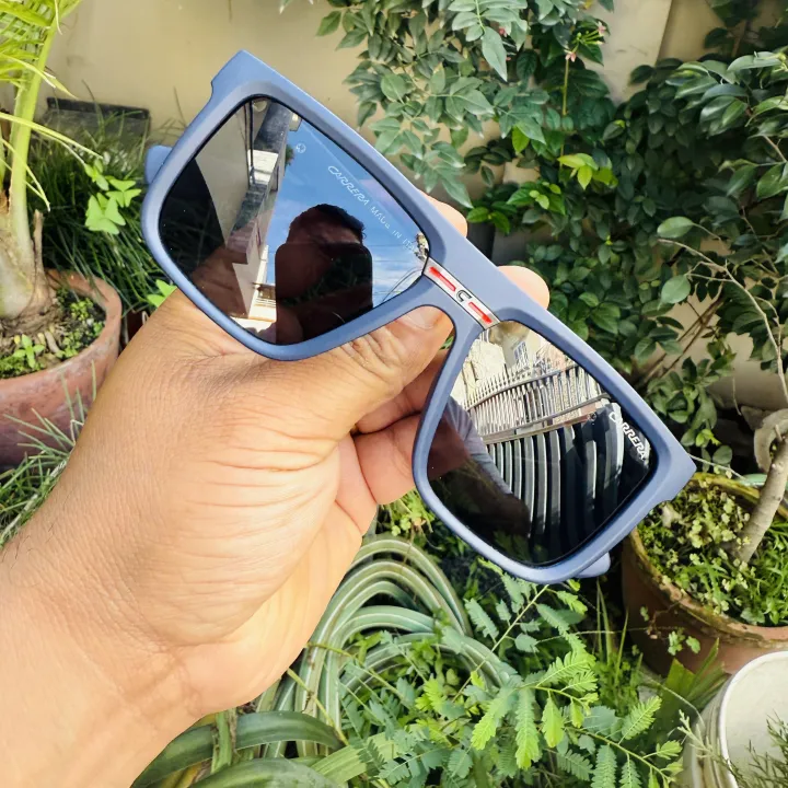 Carrera%20CA09S%20Matte%20Black/Grey/Blue/Trasparent%20Frame%20Polarized%20Square%20Frame%20Sunglasses%20For%20Men%20%7C%20UV%20400%20Protection%20Solid%20Square%20Sunglasses%20For%20Men%20-%20Image%204