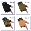 Wenefang Anti-Slip Fingerless gloves Men Half Finger Fishing Hunting Cycling Gloves Outdoor Tactical Sport Equipment Camping Gloves. 