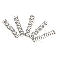 10Pcs Practical 0.4x4x20mm Spring Steel Coil Stainless Steel Compression Spring Return Spring Shop and Home Repairs. 