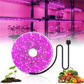 fasdaga 5X LED Grow Light Full Spectrum 5V USB Grow Light Strip 2835 LED Phyto Lamps 100cm. 