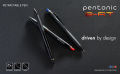 Pentonic B-RT 0.7mm Ball Pen Refill | Black/Blue | 0.7mm | Available In Pack Of 10. 