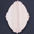 fasdaga 2X Retro Wood Ornament Applique Carving Ornament for Cabinet Door Furniture Decoration(13X9cm). 