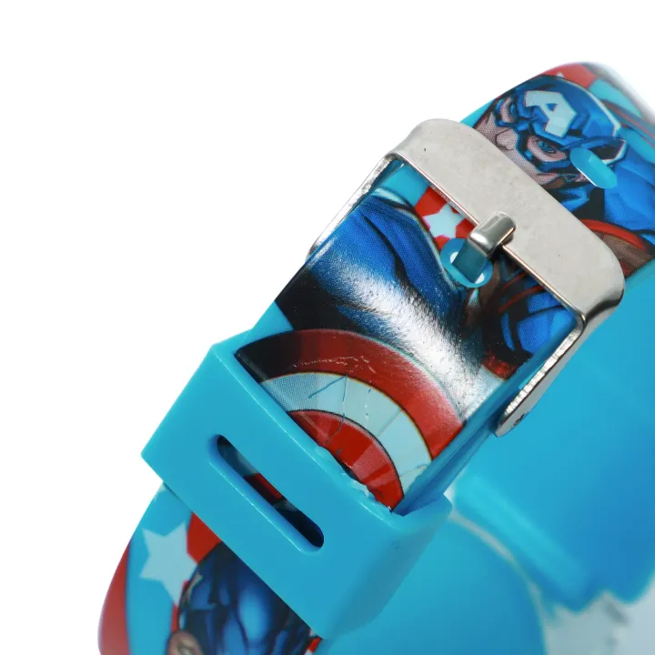 Blue%20Color%20Captain%20America%20Printed%20Watch%20For%20Kids%20-%20Image%204