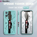 Jizetin for Realme 9 Pro / OnePlus Nord CE 2 Lite 5G Back Cover Crisis Umbrella Multicolor Square Soft Liquid Silicone Phone Case. 