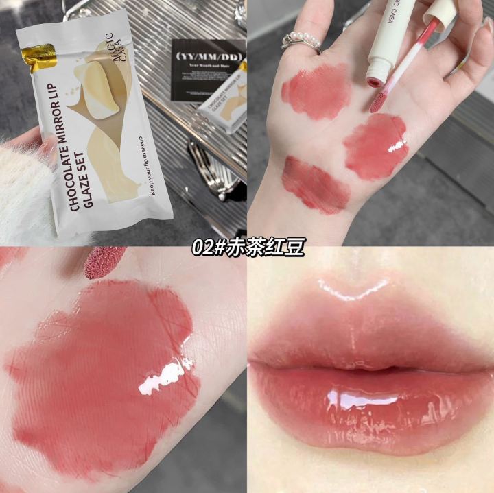 MAGIC%20CASA%20White%20Chocolate%20Mirror%20Lip%20Stain%205PCS/Set%20Waterlight%20Glass%20Lipstick%20White%20Non-sticky%20Cup%20Smooth%20Cheap%20Korean%20Cosmetic%20-%20Image%205