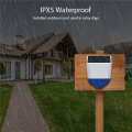 2X Tuya Smart WiFi Siren Alarm Outdoor Sound and Light Alarm Waterproof Solar Sound Light Alarms. 