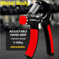 Adjustable Hand Grip Strengthener Non-Slip Grip, Heavy Duty Steel Spring, Easy to Adjust, Ergonomic Design - 5kg/60kg Capacity. 